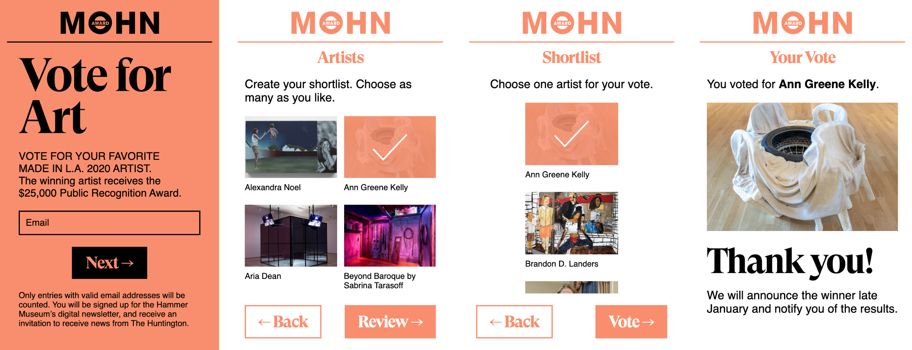 Mohn Award web app