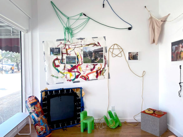 Sara Corley Martinez's art looks a little like a messy house